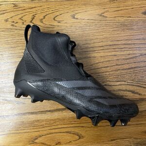 Adidas IE4006 Adizero Chaos Black Football Cleats Shoes Men's 10.5 NEW No Lid